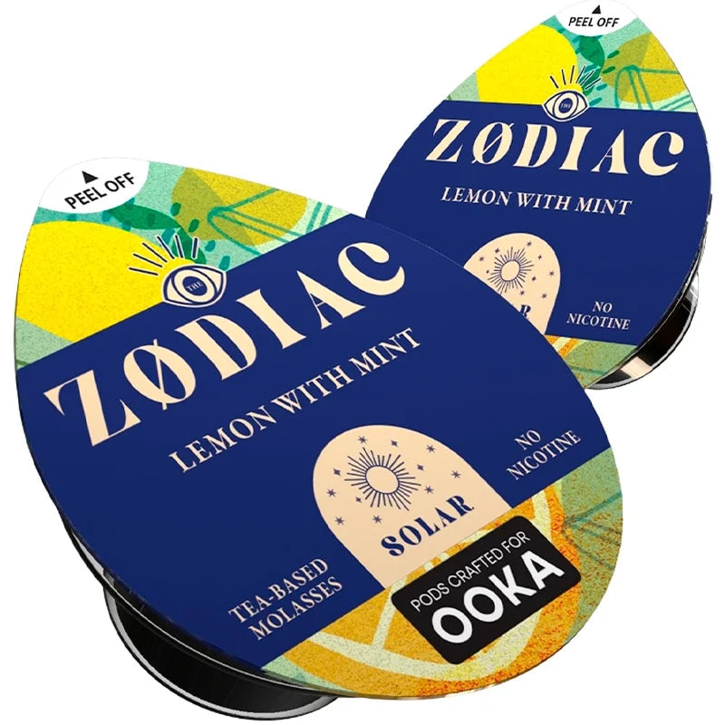 OOKDA PODS TEA ZODIAC SOLAR (LEMON WITH MINT)